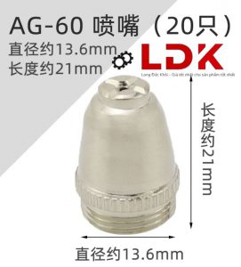 Lắp đặt béc cắt Plasma AG60